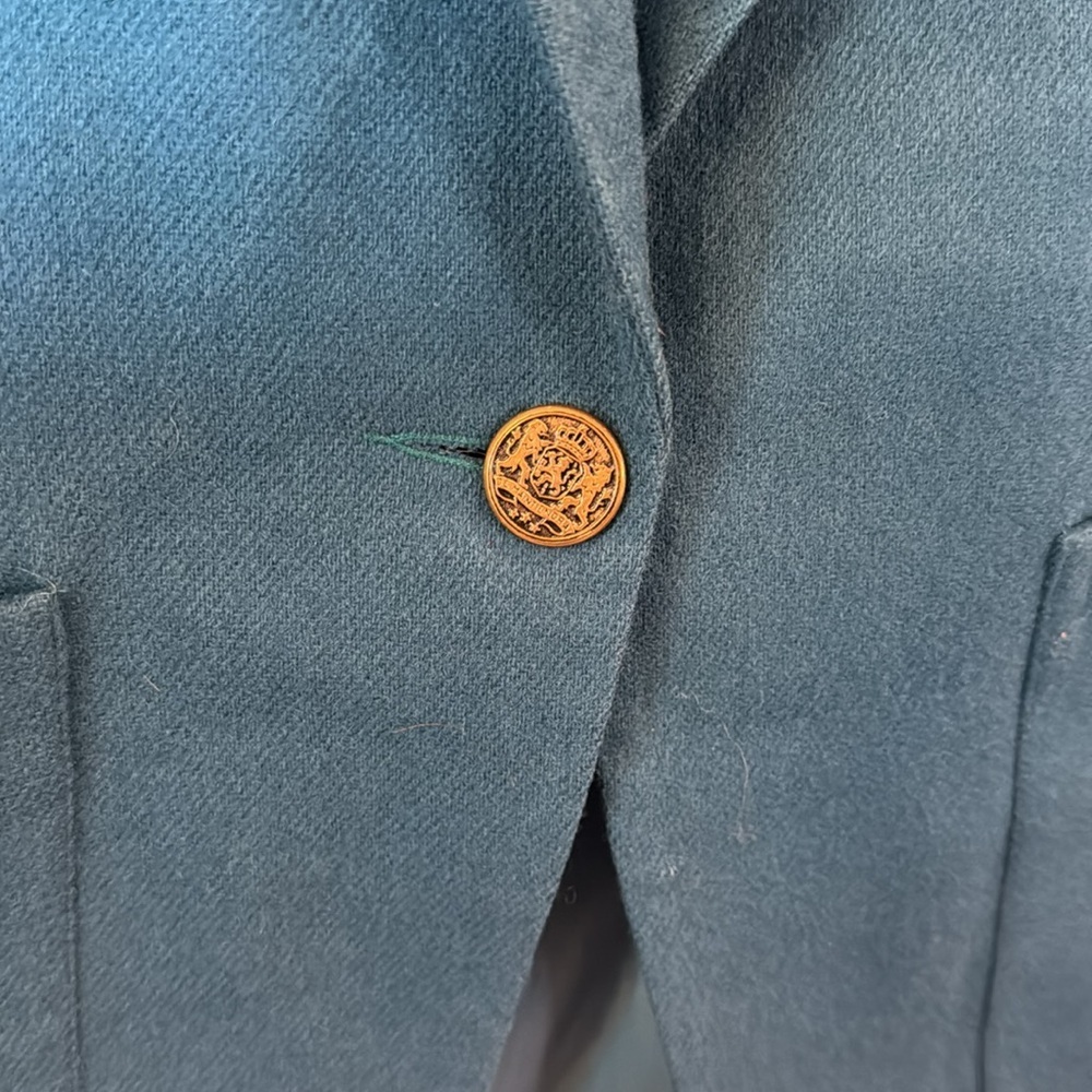 VTG Norton McNaughton Size 8 dark teal Blazer - Picture 2 of 9